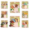 Colorful Mini Animal Hand Puppet Educational Toy Dinosaur Finger Puppet  Parent-Child