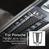 For Porsche 718 982 16-22 Carbon Fiber Variable Speed Adjustment Panel Trim Cover Car Interiors Accessories Decoration Sticker