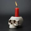 Halloween Skull Skeletal Lamp Skull Hand Candlestick Ornaments Skeleton Ghost Led Candle Flame Light Lamp Home Party Bar Decor