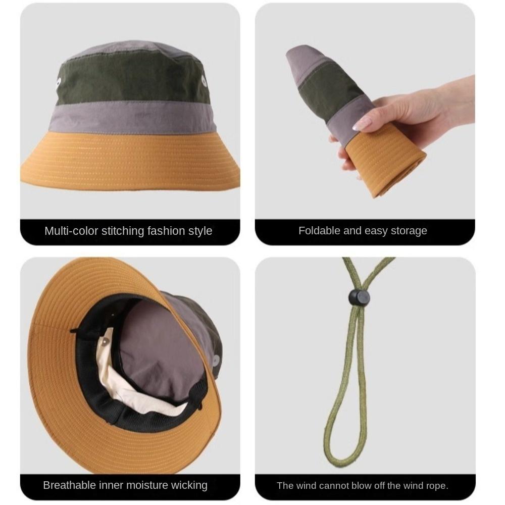 Anti-Sun Fishing Cap Anti-UV Sunscreen Hat Trendy Beach Hat Summer