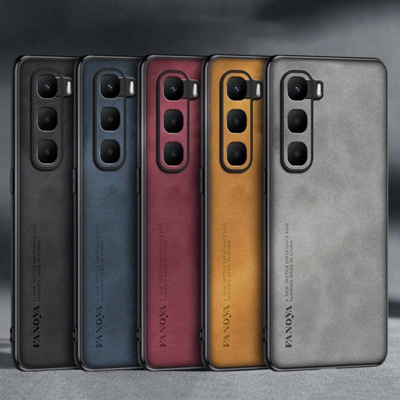 Для Infinix Hot 60 Pro Plus Чехол Роскошный Кожаный Чехол для Телефона Для Infinix Hot 60 Pro+ 60i Задняя Крышка Силиконовая Полная Защита