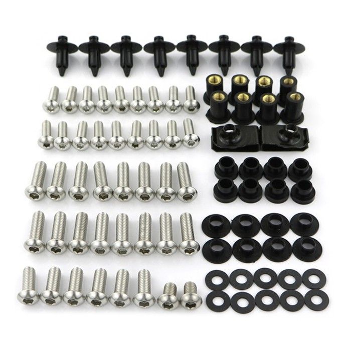 Jeu de vis de carénage en inox pour Honda CBR 1000 RR Fireblade 04-05