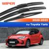 Передние и задние дворники для Toyota Yaris - Щетки стеклоочистителя Лопатки стеклоочистителя Щетки для стекол 24"+16"+12"