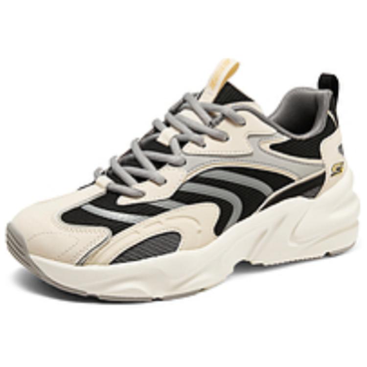 Skechers Bobs Bamina 2 Удобные повседневные кроссовки с низким верхом для бега Женские кроссовки Бежевый Черный 117369-NTBK