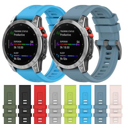 Ремешок QuickFit 22 мм 26 мм 20 мм для Garmin Epix Gen 2, силиконовый ремешок для Fenix 7 Pro 7X 7S 5Plus 6X Pro Enduro 2, ремешок для часов