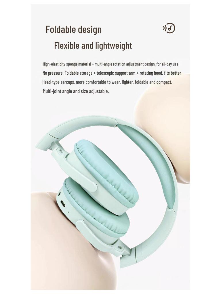 Беспроводные полноразмерные наушники Bluetooth P2961 - Длительное время работы от аккумулятора, Беспроводные, для спорта и игр