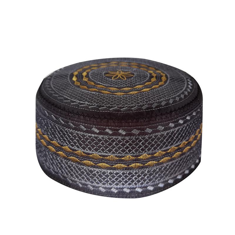 Мужчины Поклоняются Саудовской Аравии Тюрбан Мусульманская Кепка Молитва Шляпа Ислам Египетская Вышивка