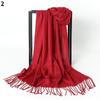 2021 Women Cashmere Scarves with Tassel Lady Winter Autumn Long Scarf High Quality Keep Warm Female Shawl Thicker Men Scarf