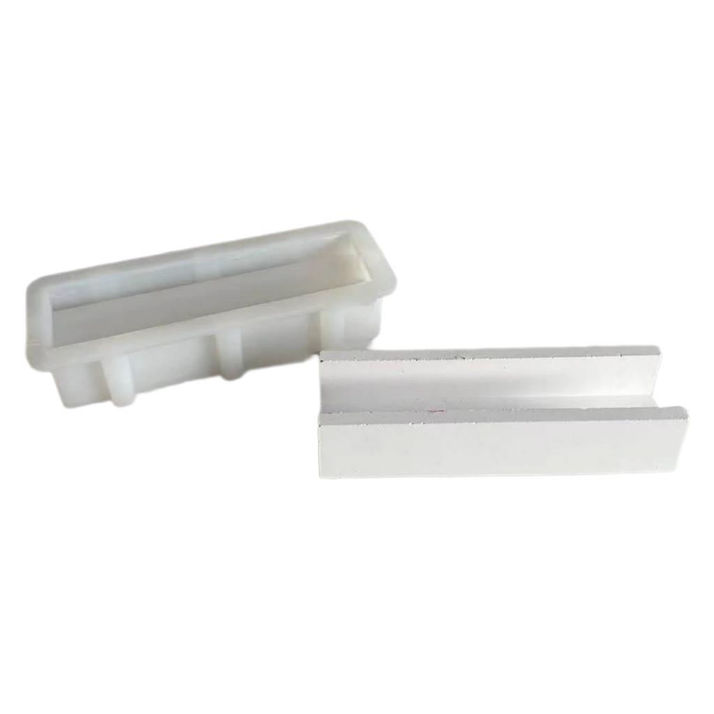 Silicone Craft Molds Reused Casting Cute Mould 3D Candle Holder Elongated Mould Silicone DIY Handicrafts Decors Moulds