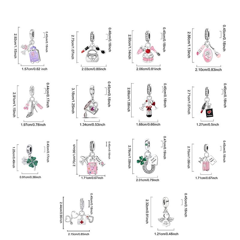 Медный ствол Ангел Гриб Дерево Жизни Шармы-подвески для щенков Подходят для оригинальных браслетов Pan DIY Изысканные ювелирные изделия Подарок