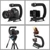 PULUZ DSLR Low Angle Flash Bracket Stabilizer