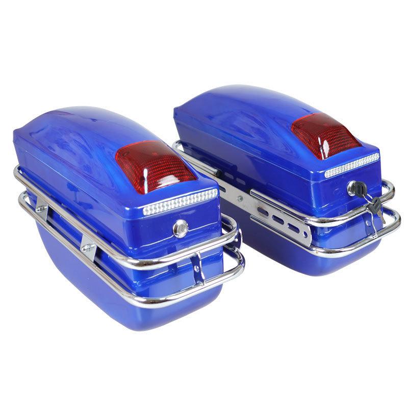 Боковой кофр для мотоцикла K6 с фарами — 2 или 3 кофра, модифицированный багажник и задний кофр из ABS