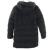 Uniqlo Бесшовное пуховое пальто S черное Женское Б/У