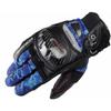 Komine Carbon Protective Winter Gloves for Motorcycles Black/Blue Camo XL GK-819 Waterproof Cold Protection Carbon Stretch Material Protector for Autu