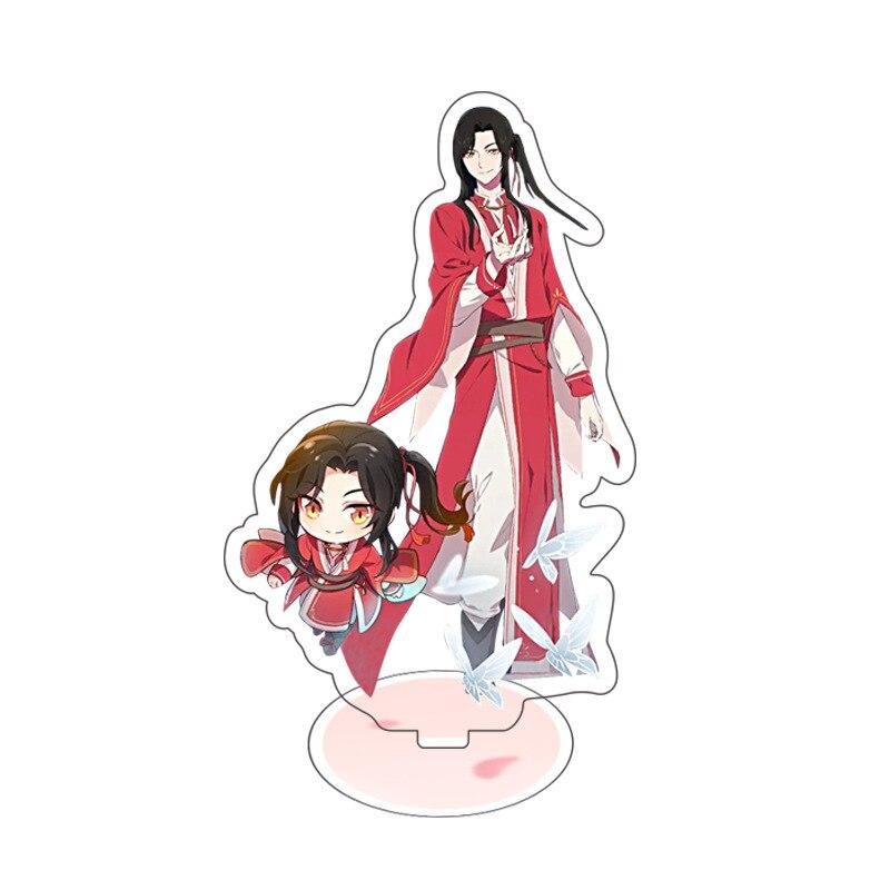 Аниме Heaven Official's Blessing, акриловая подставка, модель игрушки, двусторонняя фигурка, подвеска, размер 15 см