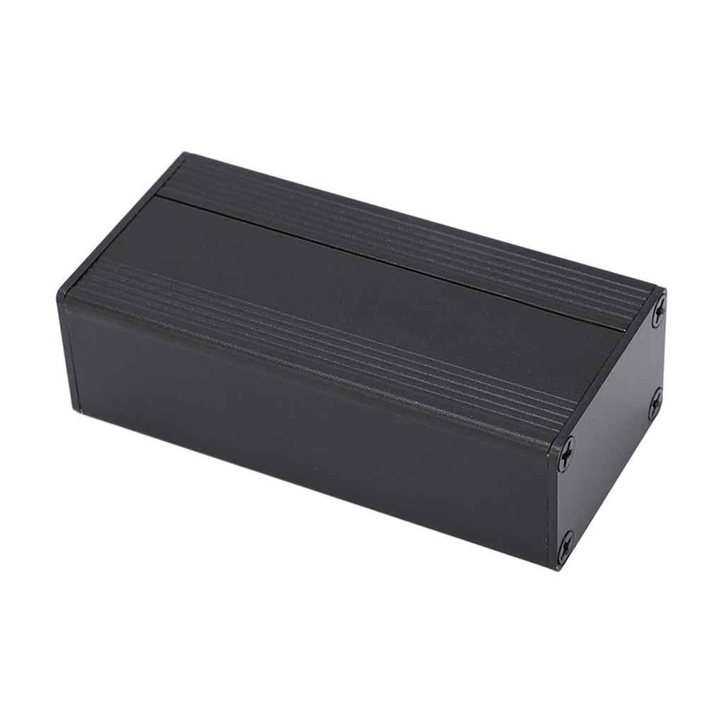 Проектная коробка из алюминиевого сплава, пескоструйная черная 1,25?Алюминиевый корпус для печатной платы толщиной 1,5 мм