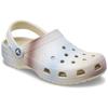 Crocs Унисекс Белые Классические Кроксы из ЭВА с Цветными Вставками и Мраморным Рисунком 208981-2Y3