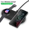 25W 2 In 1 Wireless Charger Dual Fast Charging Pad for Samsung S22 S21 Fold Flip Galaxy Watch 5 4 Classic 3 Active 2 Buds Pro