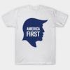 T Shirt Women America First D Trump Harajuku Print Kawaii Tshirt Summer Short Sleeve Female T-Shirt Top Tee