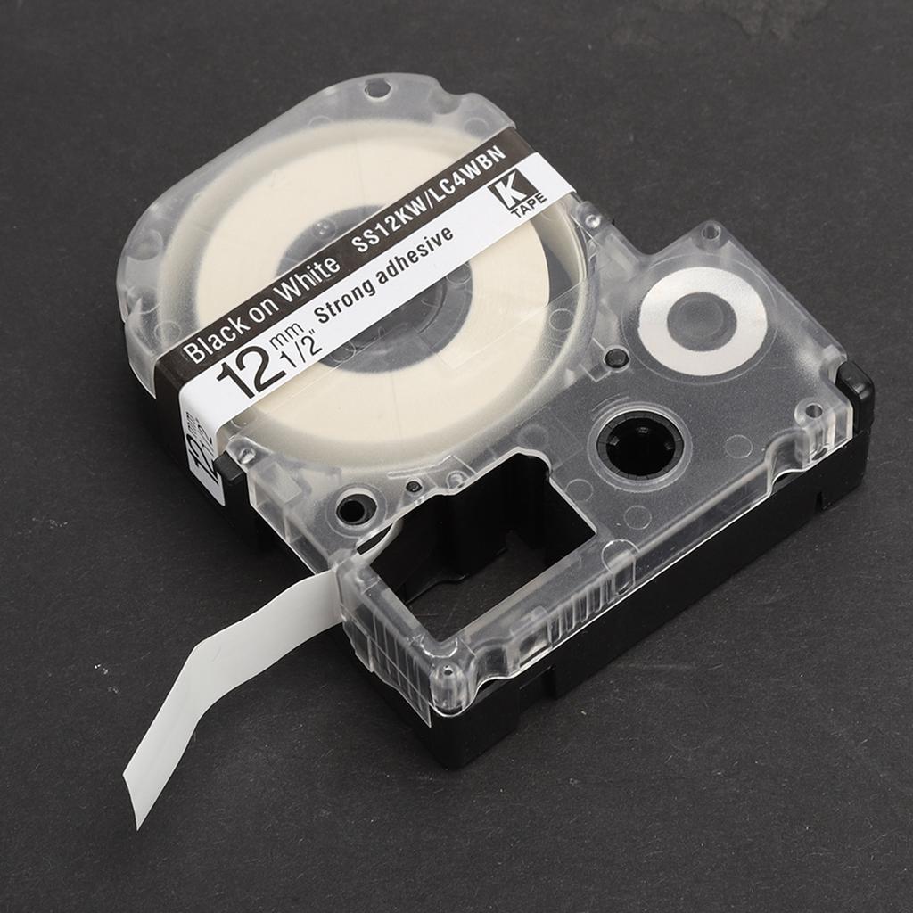 12mm Label Machine Ribbon Fit for King Jim for SR230CH 8 Meters Length