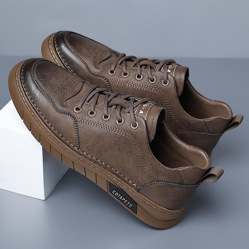Модная итальянская брендовая мужская спортивная обувь, модная простая повседневная обувь, мужская обувь для походов на открытом воздухе, высококачественные износостойкие подошвы