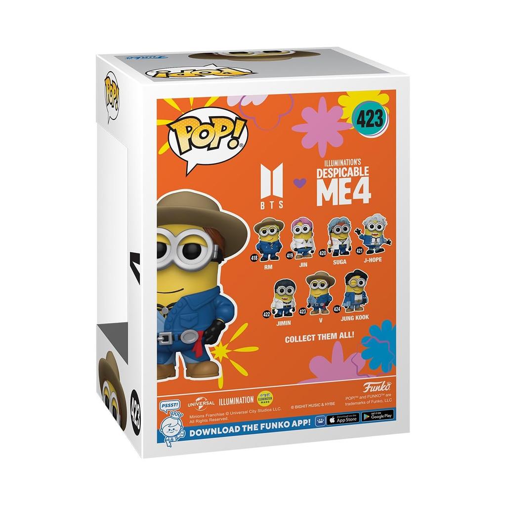 Minions X BTS Bangtan Boys Figure Funko Funko Minions X BTS V Funko POP! Rocks - POP! (MINION)
