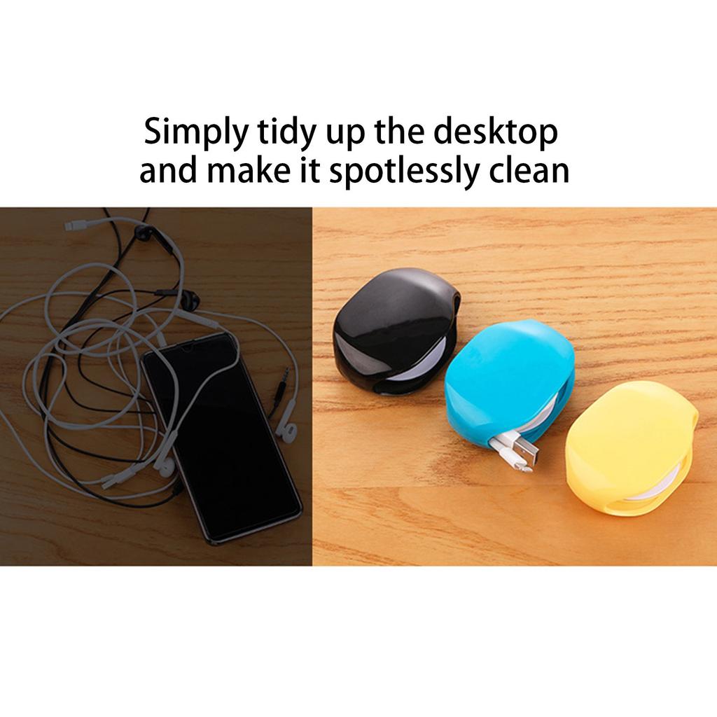 Автоматическая втягивающаяся катушка используется для зарядных устройств, кабелей для передачи данных и проводных наушников.