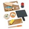 First Play House Grilled Fish Set Магнитная деревянная игрушка Развивающая игрушка Play House Woody Puddy
