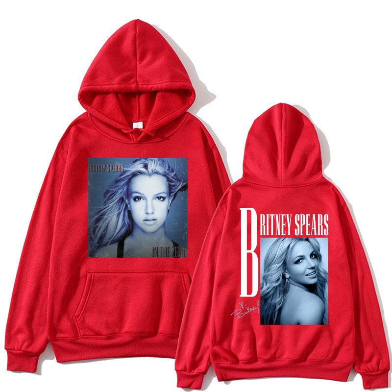 Stylish Singer Britney Spears Hoodie Men Women Oversized Vintage Fashion Hoody Sweatshirt Harajuku Hip Hop Tracksuit Streetwear