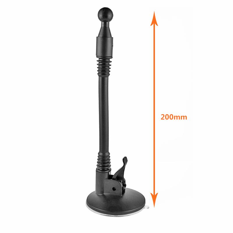 Magnetic Mount Flex Neck Suction Cup Car Phone Mount for Windshield, 360 Adjustable Magnetic Head Universal Cell Phone Holder
