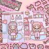 Papper Girls Dress Up Декоративные наклейки Многоцветные наклейки для детских книг
