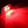 10pcs 12V 24VAmber White Red LED Oval Side Marker Lamps Car Truck  Light Danger Warning Emergency Work Lamp Clearance Light