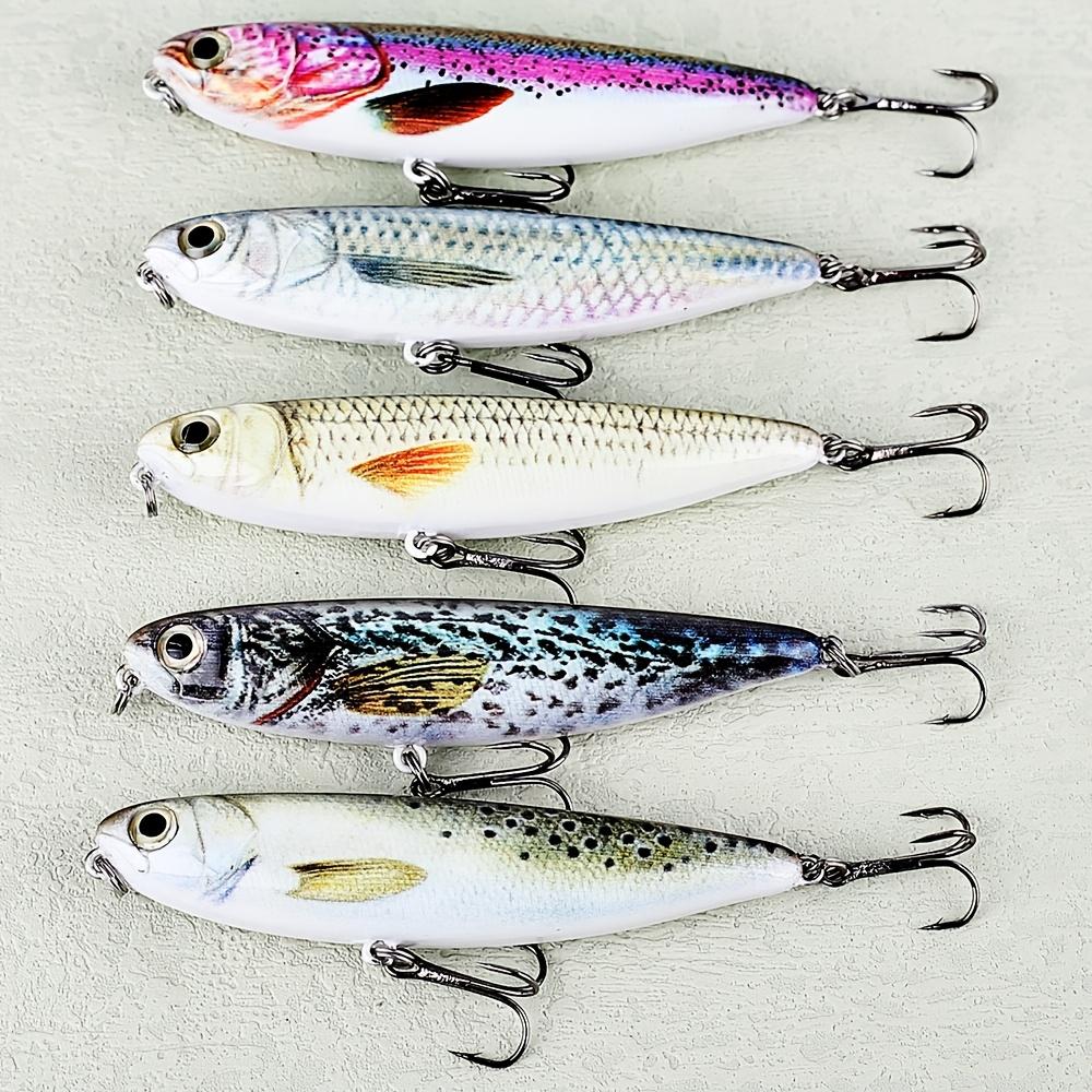 9cm 11.8g Topwater Floating Pencil Lure Realistic Artificial Bait Surface Fishing Lure for Freshwater Bass