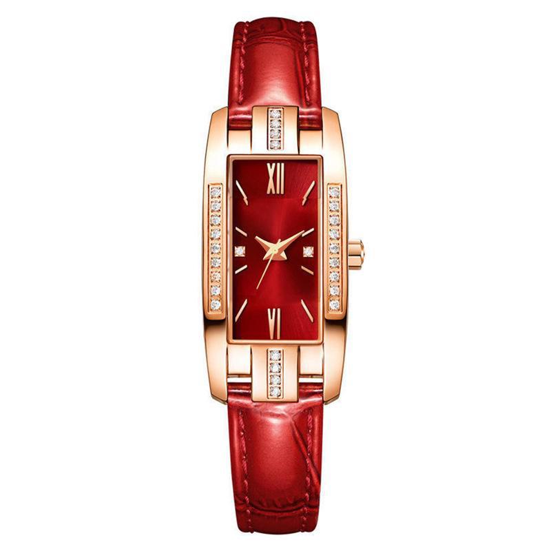 Женские часы Douyin Retro Fashion Small Square - стиль интернет-знаменитостей.