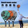 Профессиональная пляжная ракетка, карбоновая ракетка для пляжного тенниса, мягкая ракетка из ЭВА для лица с сумкой, оборудование унисекс, падель