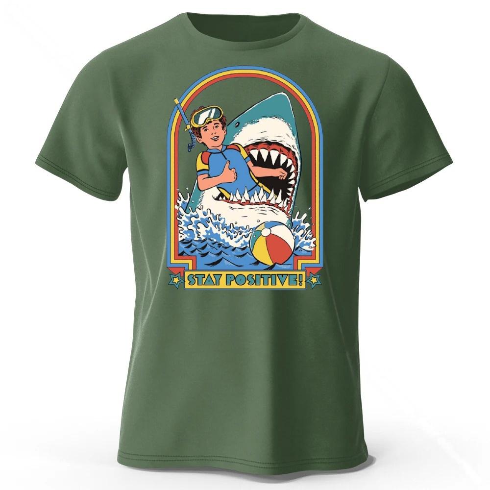 Summer New Mens Quirky and Minimalist Style Pure Cotton Short Sleeved Sports Running Fitness Tshirt Plus Size Loose Casual Top