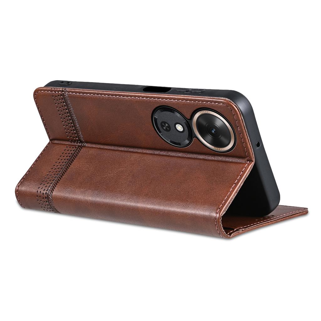 AZNS Чехол для Honor Play 60 5G Текстура коровьей кожи PU кожа Кошелек Чехол для телефона