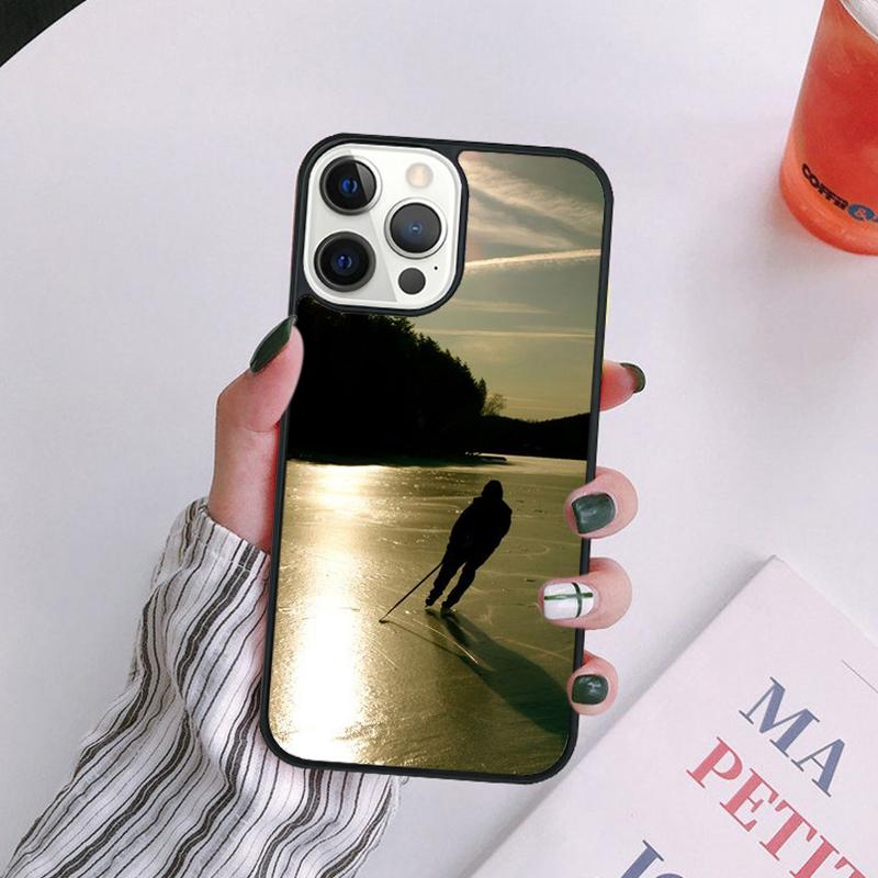 Спортивный чехол для телефона с рисунком катка для хоккея на льду для iPhone 17 Air 16 15 14 13 12 Pro Max Plus Max Защитный корпус coque