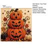 Призрачная Тыква Арт Поделка Хэллоуин Набор с Искусственным Жемчугом, 3D Рисование DIY Жуткий Камень для Новичков Милый Набор Взрослые, Осенний Домашний Настенный Декор Поделки