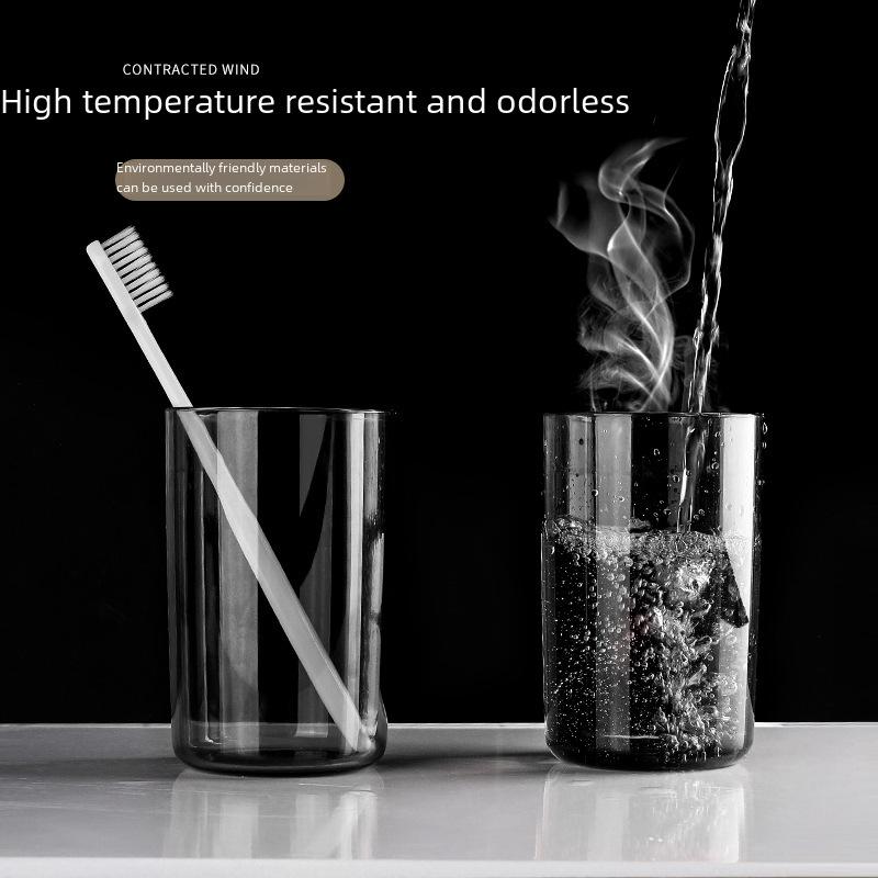 Настенный держатель для зубной щетки и зубной пасты без проколов с чашкой для ополаскивателя полости рта