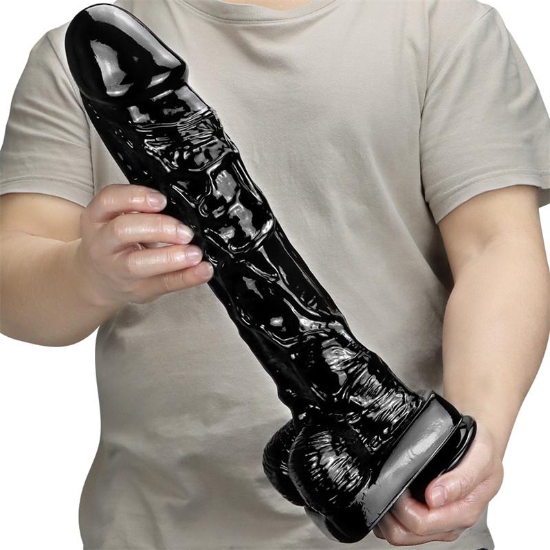 7.2cm Super Long Thick Simulation Dildo Hardcore Anal Plug Anal Chrysanthemum Toy Fake Penis