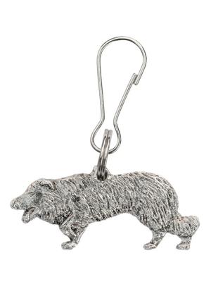 Коллекция бордер-колли «Сделано в Англии» Art Dog Zip Pull