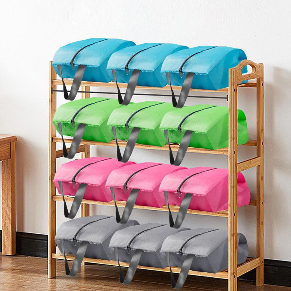 Polyester Waterproof And Moisture-proof Travel Shoe Storage Bag Shoes Dry And Protected On Travels