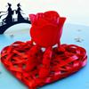 Романтичная шарнирная фигурка розы, шарнирная подвижная декоративная 3D-печатная роза, забавные красные фигурки любви, День матери