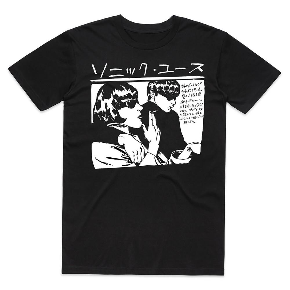 Men's Sonic Youth Japanese Black Goo T-shirt Black Unisex T-Shirt