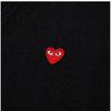 Comme Des Garcons P1n080 1 Play Small Red Heart Waffen Mens Cardigan