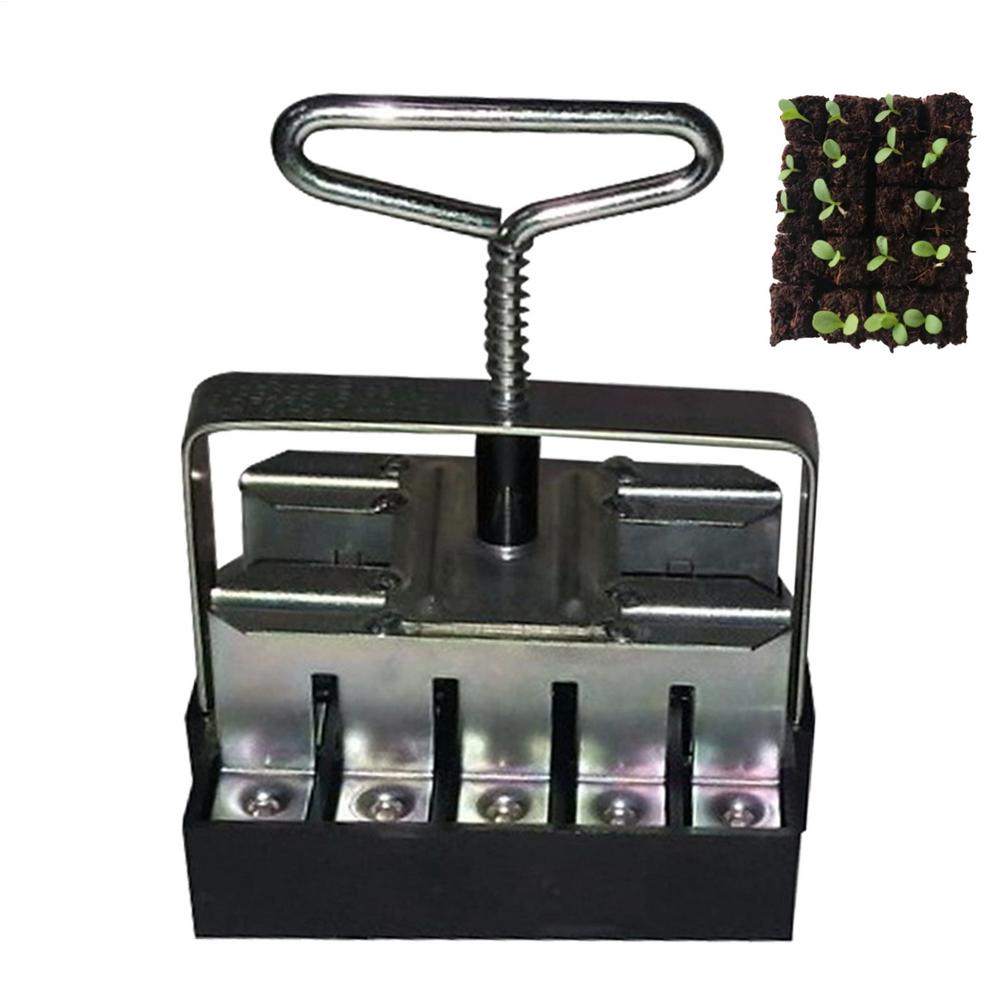 Ручной формирователь почвенных брикетов для рассады Инструмент для формирования почвенных брикетов с удобной ручкой Блокиратор почвы Садовые принадлежности