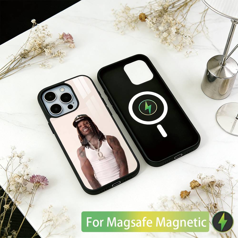 Чехол для телефона R-Raper K-King Von для iPhone 17, 16, 15, 14, 13, 12, 11 Plus, Pro, магнитный с Magsafe, беспроводная зарядка