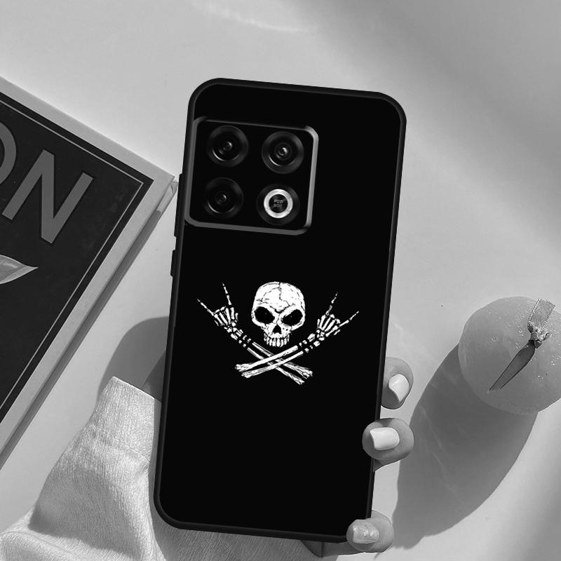 Чехол-череп в стиле Rock and Roll для OnePlus 15 13 12 11 13R 12R 10T 8T 13T OnePlus Nord 5 CE 3 2 4 Lite N20 N30