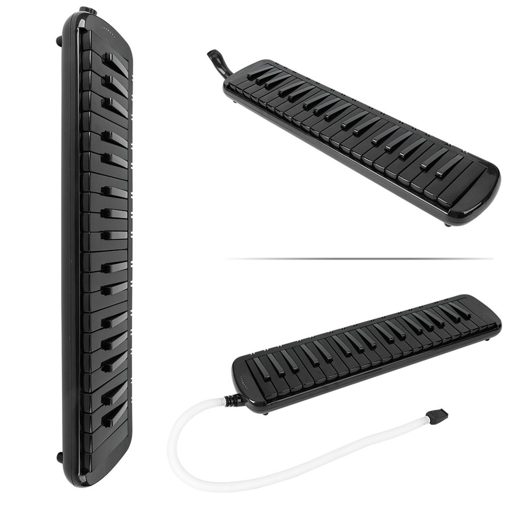 Музыкальный инструмент Melodica 37 Key Wind, подходящий для сумки для начинающих F37s(черный )
